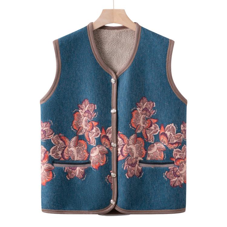 Осенне-зимняя бархатная жилетка для пожилых людей, жилетка для мамы, осенняя утолщенная теплая жилетка 4XL синий
Осенне-зимняя бархатная жилетка для пожилых людей, жилетка для мамы, осенняя утолщенная теплая жилетка 4XL синий