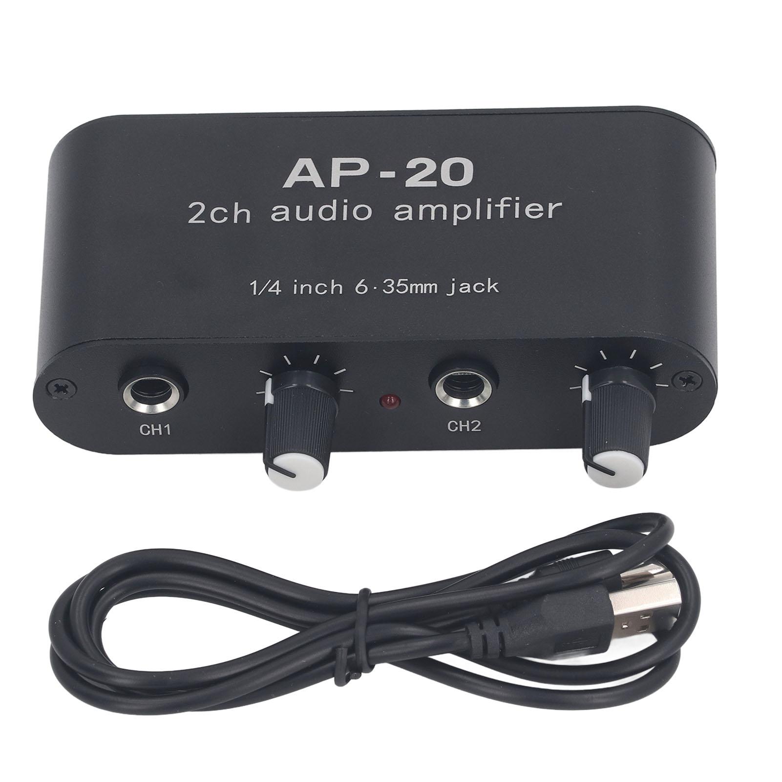 2CH Sound Amp Preamplifier Balanced Input 14in 6.5mm Gain Independent Adjustment 020db Preamp
2CH Sound Amp Preamplifier Balanced Input 14in 6.5mm Gain Independent Adjustment 020db Preamp