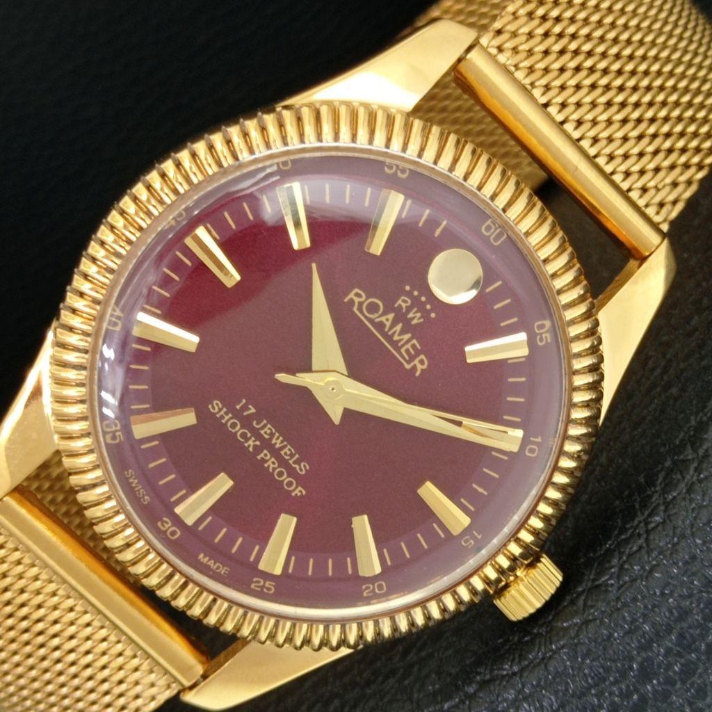 SWISS VINTAGE HAND-WINDING MENS REFURBISHED RED COLOR DIAL WATCH a707393-1
SWISS VINTAGE HAND-WINDING MENS REFURBISHED RED COLOR DIAL WATCH a707393-1