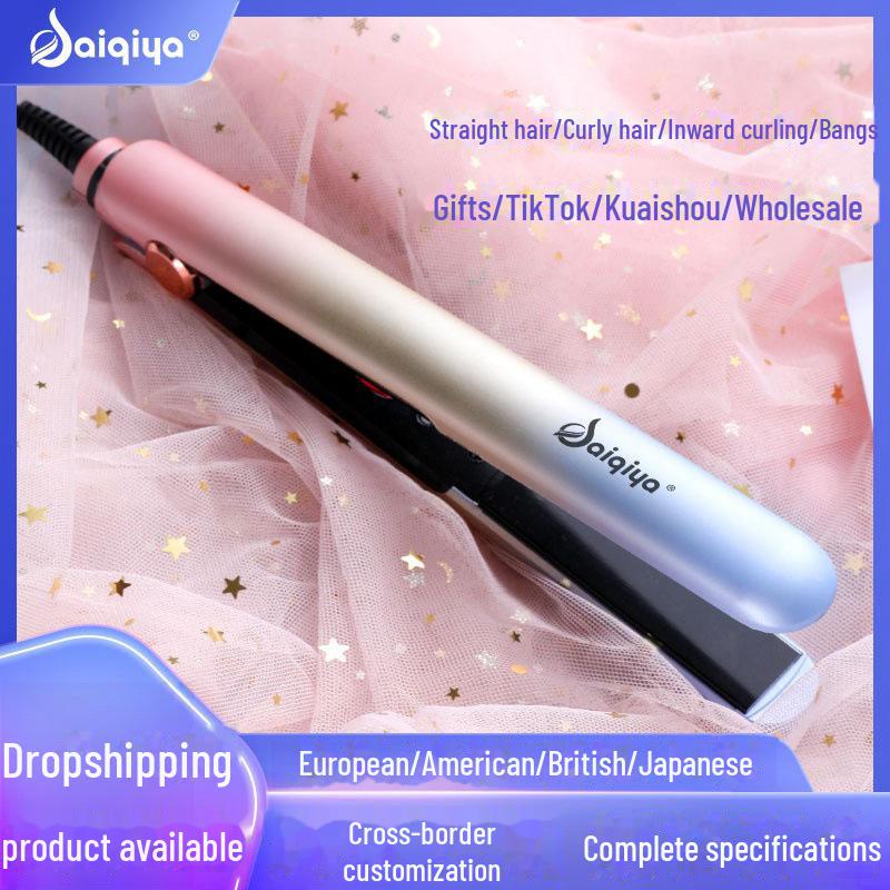 Dual-Purpose Wet & Dry Hair Straightener and Curler with Special Electric Plywood for Bangs National Standard EMC (Domestic Use)
Dual-Purpose Wet & Dry Hair Straightener and Curler with Special Electric Plywood for Bangs National Standard EMC (Domestic Use)