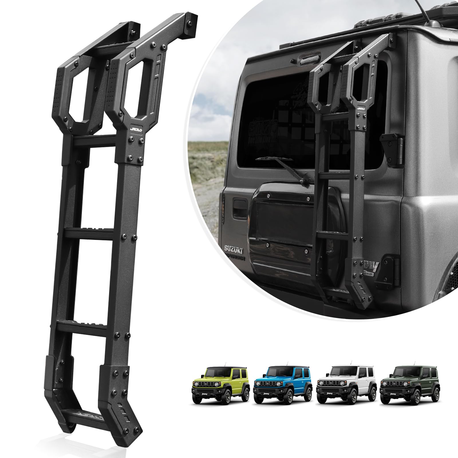 AMWMORV Exploration Series Jimny Rear Ladder JB64 JB74 Jimny 5 Door Jimny Ladder Ladder Handle Installation Aluminum Electrostatic Painting Rust чёрный
AMWMORV Exploration Series Jimny Rear Ladder JB64 JB74 Jimny 5 Door Jimny Ladder Ladder Handle Installation Aluminum Electrostatic Painting Rust чёрный