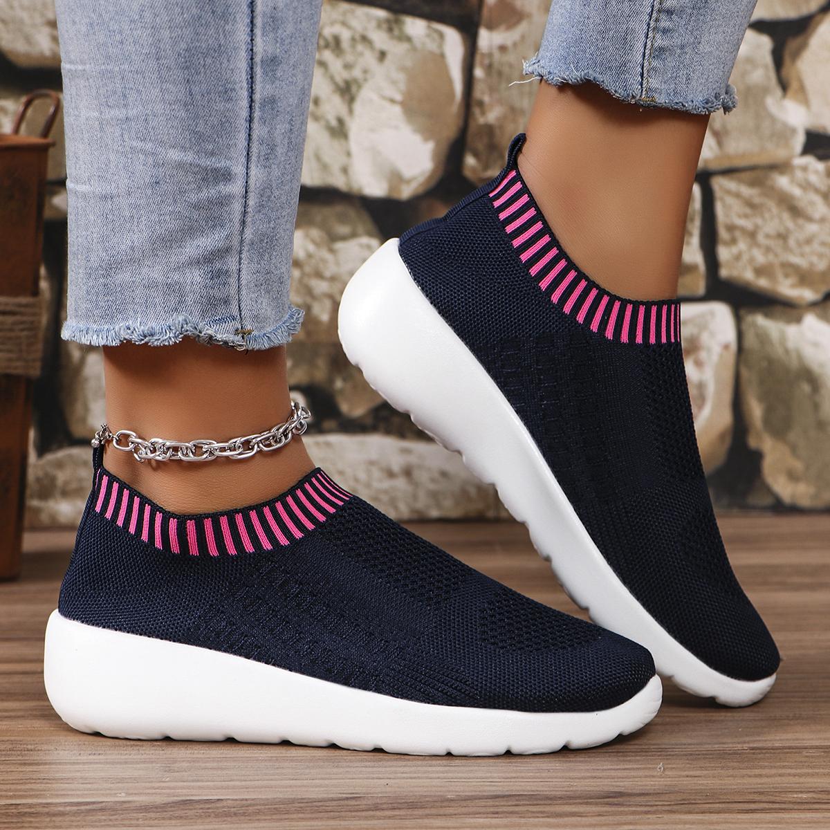 модные сетчатые дышащие вязаные кроссовки женские легкие нескользящие женские кроссовки для бега большого размера 43 на танкетке повседневные туфли для женщин 36 темно-синий
модные сетчатые дышащие вязаные кроссовки женские легкие нескользящие женские кроссовки для бега большого размера 43 на танкетке повседневные туфли для женщин 36 темно-синий