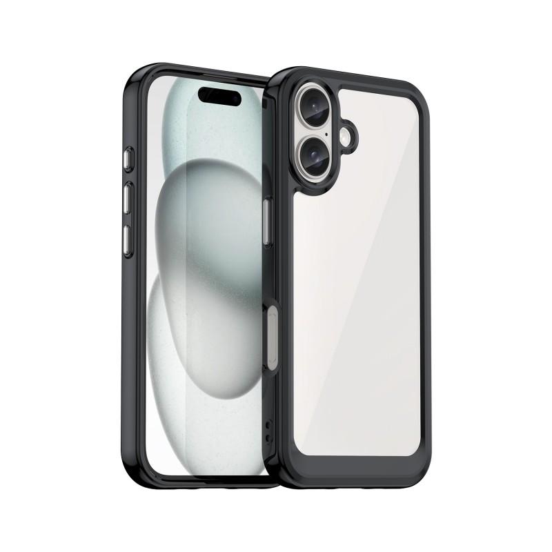 For iPhone 16 Plus Phone Case WANLONFENG XC Series TPU Acrylic Cover with Tempered Glass (Big Lens Hole) Black
For iPhone 16 Plus Phone Case WANLONFENG XC Series TPU Acrylic Cover with Tempered Glass (Big Lens Hole) Black