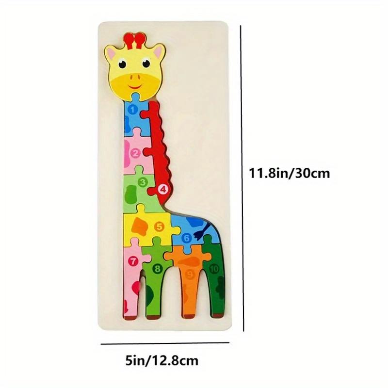 Montessori Wooden Colorful Animal 3D Puzzle for Developing Motor Skills and Cognitive Abilities, Childrens Early Learning Toys жирафовий
Montessori Wooden Colorful Animal 3D Puzzle for Developing Motor Skills and Cognitive Abilities, Childrens Early Learning Toys жирафовий