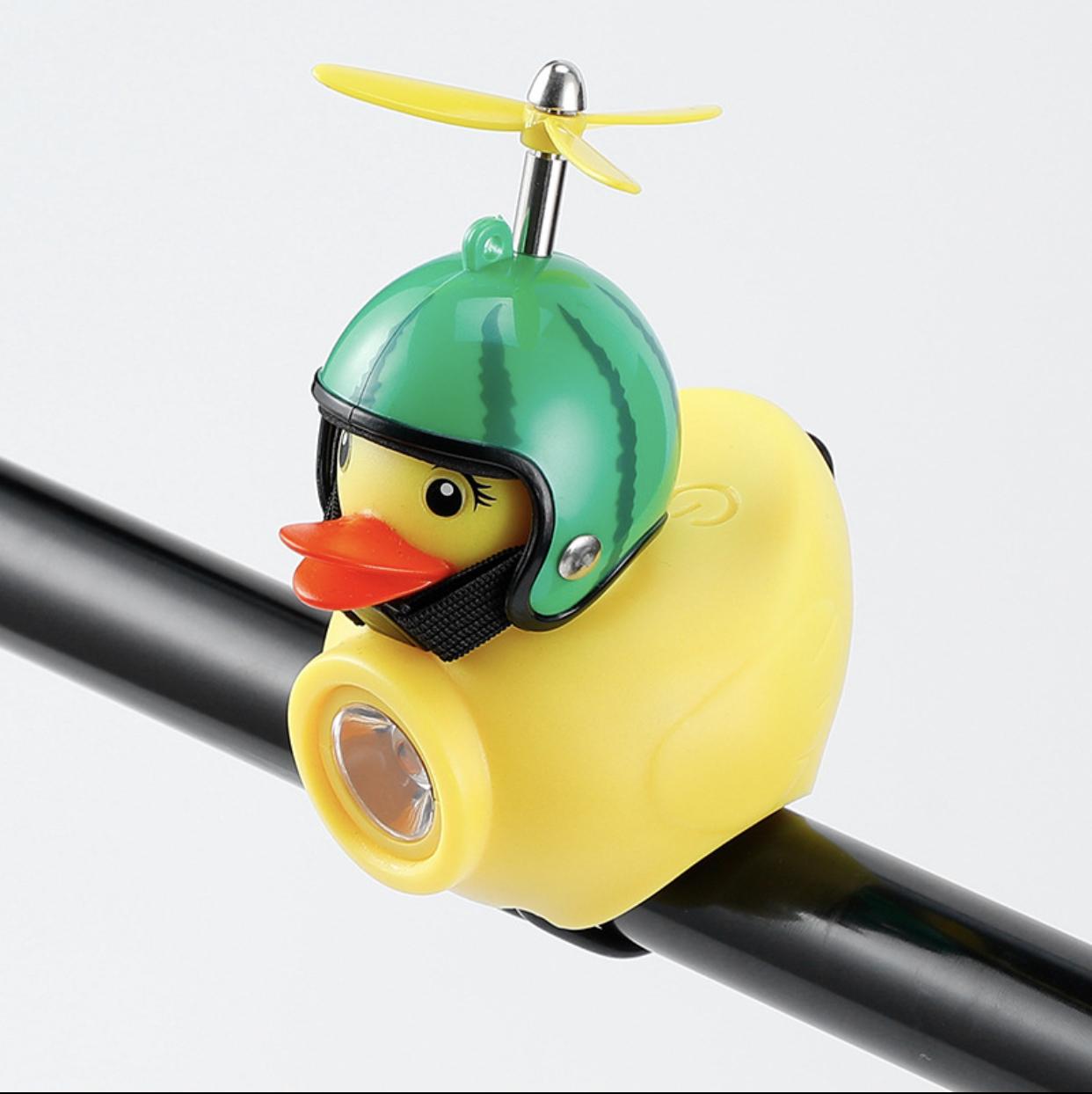 Велосипедные фары Желтая утка Ночной ходовой фонарь Утка Бамбук Стрекоза Фонарик Декоративные огни для электромобилей зелёный
