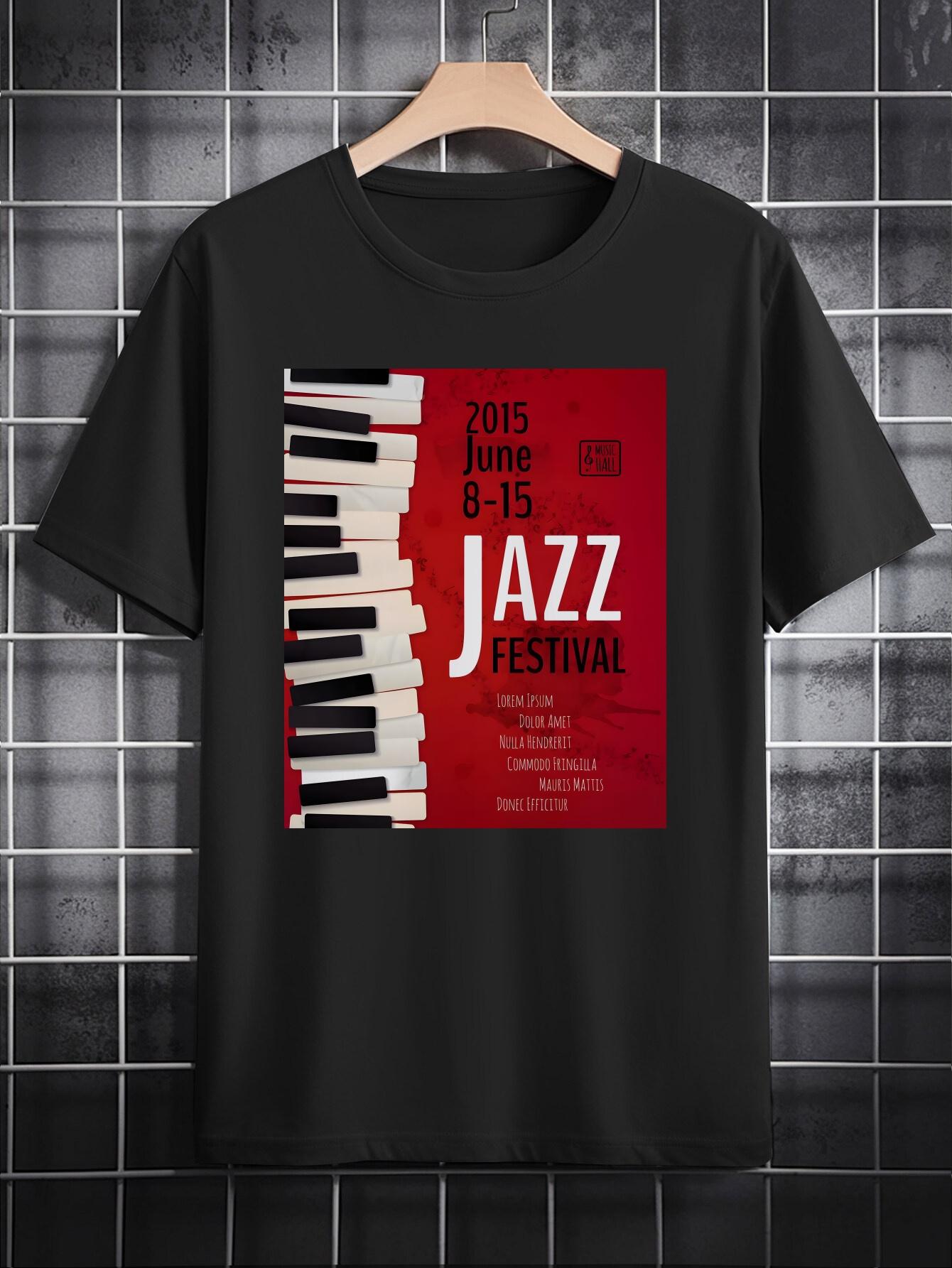 Black Piano Keyboard Graphic T-shirt - 2015 Jazz Festival Print XXL
Black Piano Keyboard Graphic T-shirt - 2015 Jazz Festival Print XXL