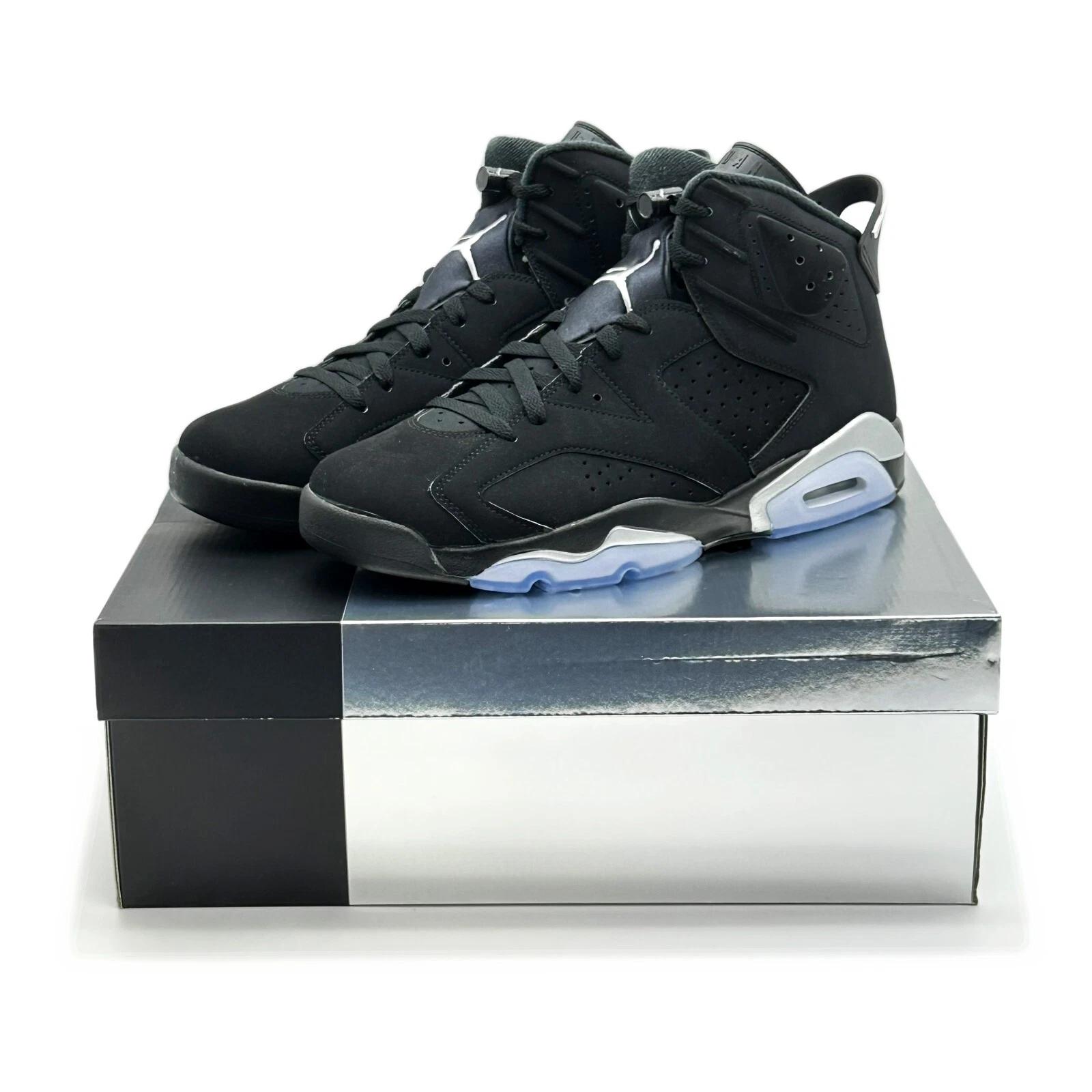 DX2836-001 Nike Air Jordan 6 Retro Металеве Срібло Чорний Хром (Чоловічі) US 9.5
DX2836-001 Nike Air Jordan 6 Retro Металеве Срібло Чорний Хром (Чоловічі) US 9.5