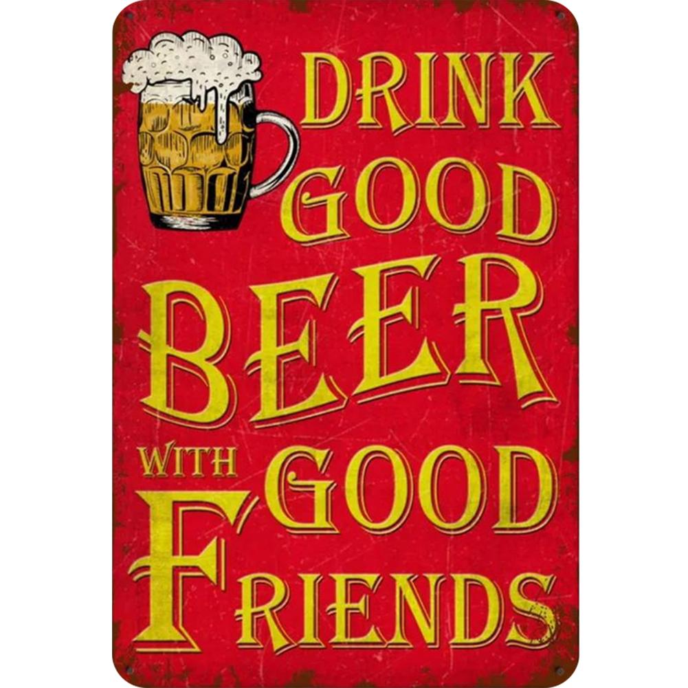 Вінтажна металева пластина Пиво Прямокутний залізний розпис Wall Art Home Bar Decor -G 2
Вінтажна металева пластина Пиво Прямокутний залізний розпис Wall Art Home Bar Decor -G 2