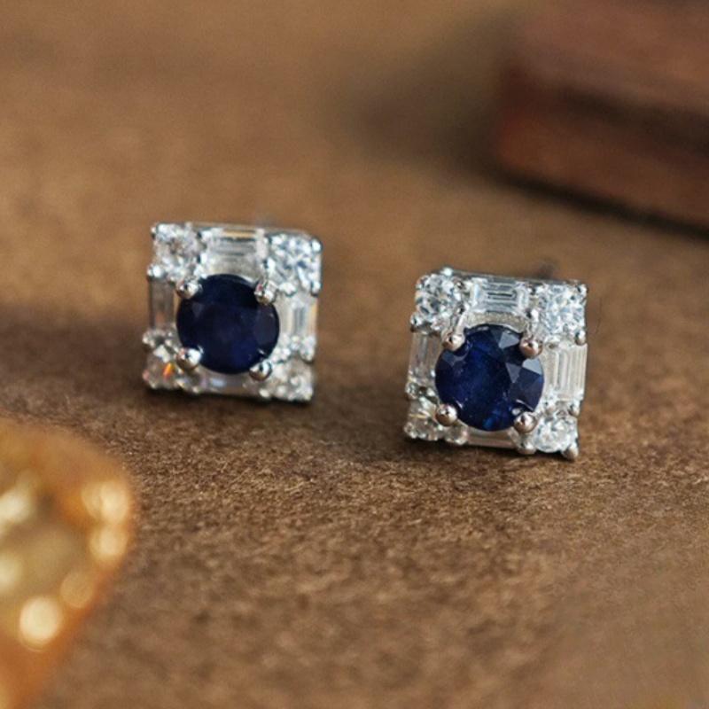 Серьги с сапфирами Серьги-гвоздики из серебра 925 пробы Уникальные квадратные серьги-гвоздики из стерлингового серебра 925 пробы для женщин
Серьги с сапфирами Серьги-гвоздики из серебра 925 пробы Уникальные квадратные серьги-гвоздики из стерлингового серебра 925 пробы для женщин