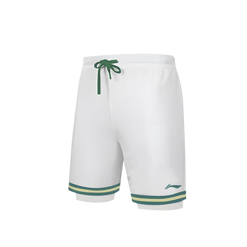 Li Ning Competition Print Fake Two-Piece Sports Shorts Men Shorts White YAPU011-3 XXXL
Li Ning Competition Print Fake Two-Piece Sports Shorts Men Shorts White YAPU011-3 XXXL