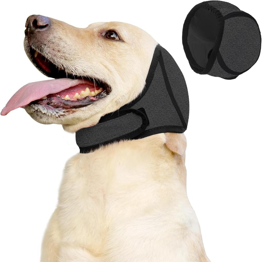 Dog Head Wrap - Quiet Ears for Anxiety, Waterproof Dog Calming Hood, No Shake Ear Cover Snoods Small сірий
Dog Head Wrap - Quiet Ears for Anxiety, Waterproof Dog Calming Hood, No Shake Ear Cover Snoods Small сірий