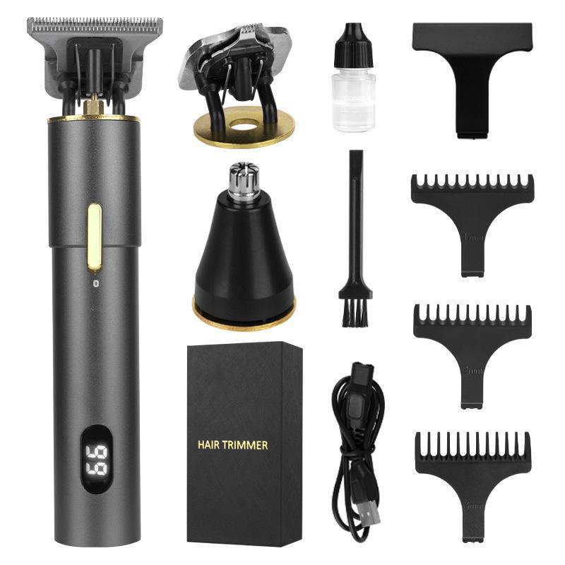 Перезаряжаемая электрическая машинка для стрижки волос T9 Bald и бритва с дизайном Carving Mark T8
Перезаряжаемая электрическая машинка для стрижки волос T9 Bald и бритва с дизайном Carving Mark T8