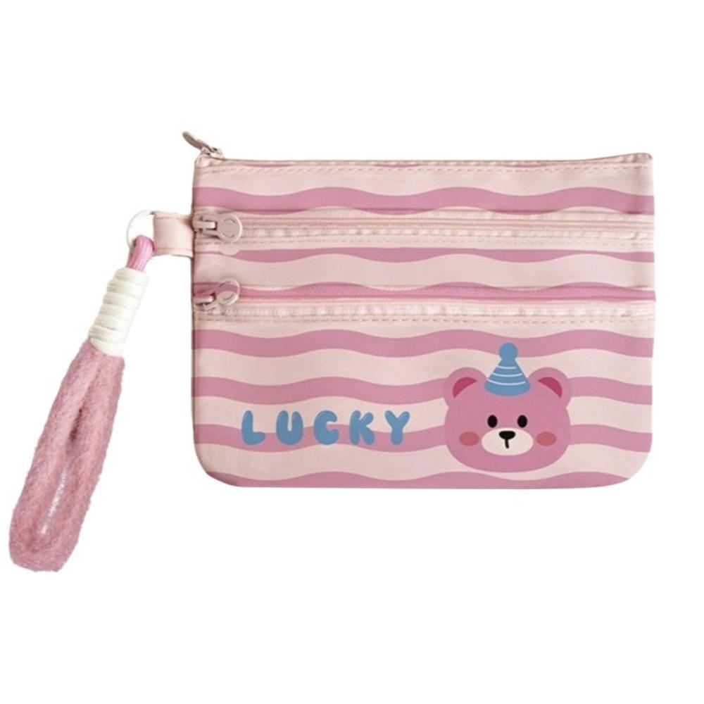 Cute Three Layer ID Storage Bag Portable Oxford Cloth Card Holder Handbag Waterproof Multi Functional ID Card Bag Boarding Pass рожевий
Cute Three Layer ID Storage Bag Portable Oxford Cloth Card Holder Handbag Waterproof Multi Functional ID Card Bag Boarding Pass рожевий