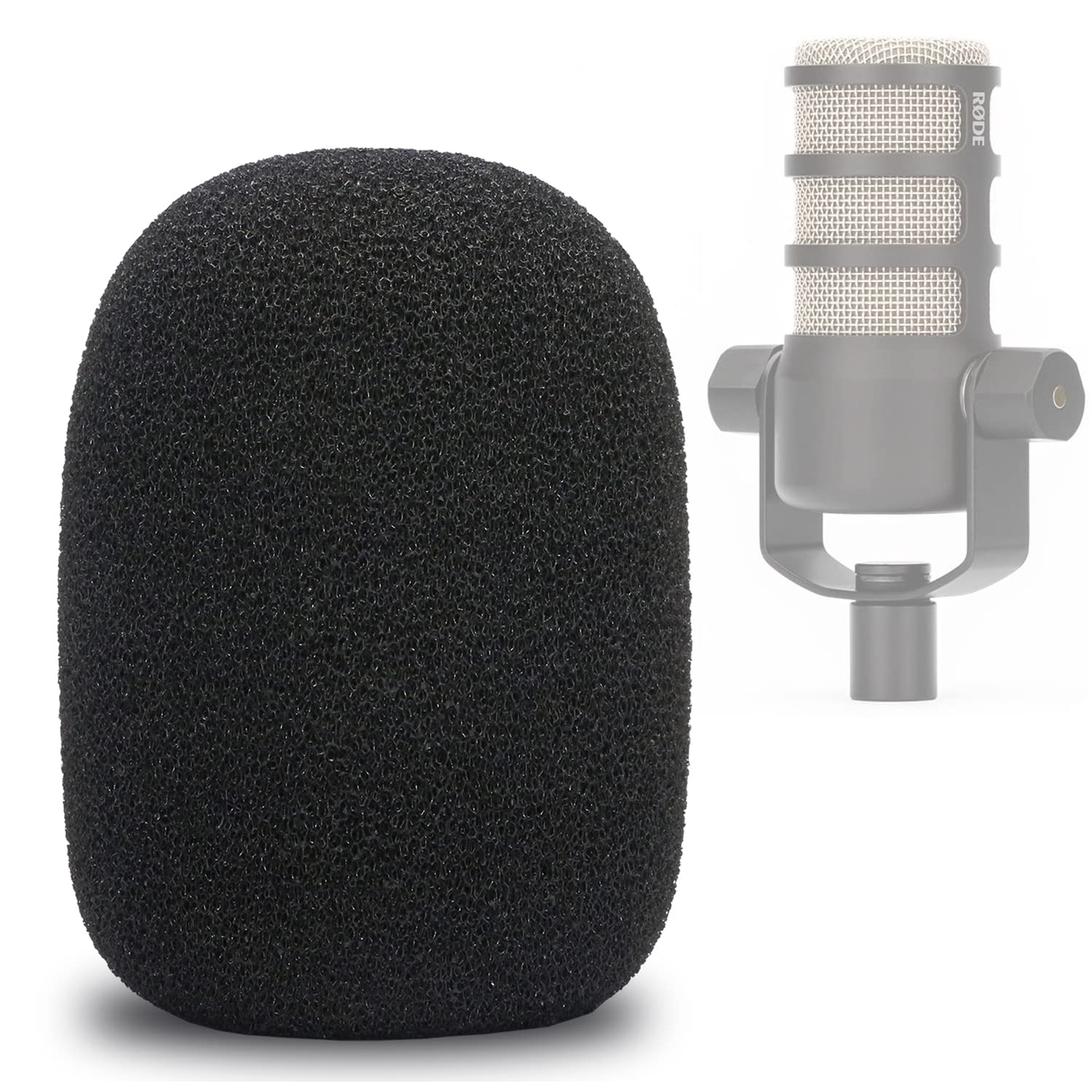 PodMic Pop Filter Foam Cover - Microphone Windscreen Wind Cover Customized for Rode PodMic Podcast Microphone
PodMic Pop Filter Foam Cover - Microphone Windscreen Wind Cover Customized for Rode PodMic Podcast Microphone