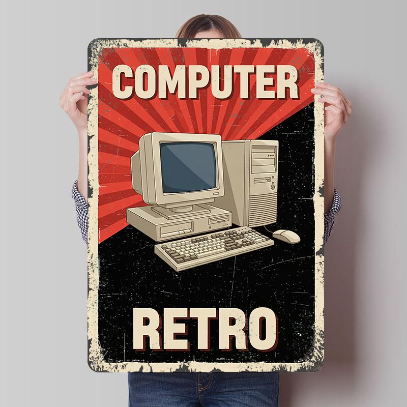 Retro Computer Poster Customized Wall Art Vintage Metal Signs Retro Tin Plaque for Man Cave Decoration Bedroom Decorations Decor 7.9x11.8In(20x30cm)
Retro Computer Poster Customized Wall Art Vintage Metal Signs Retro Tin Plaque for Man Cave Decoration Bedroom Decorations Decor 7.9x11.8In(20x30cm)