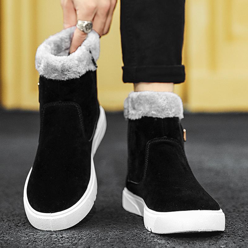 Men s Winter Snow Boots: Insulated Cotton, Fur-Lined, Thickened for Warmth and Cold Protection. 40
Men s Winter Snow Boots: Insulated Cotton, Fur-Lined, Thickened for Warmth and Cold Protection. 40