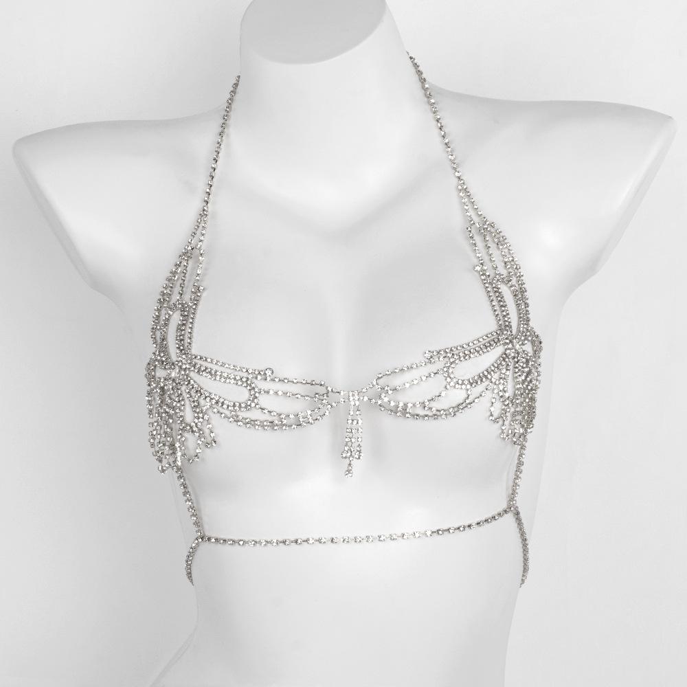 Pink Rhinestone Butterfly Bikini Set with Body Chain - Women s European & American Style Accessories Panty
Pink Rhinestone Butterfly Bikini Set with Body Chain - Women s European & American Style Accessories Panty