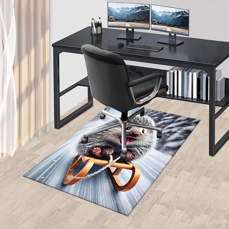 1pc Hedgehog Sledding Chair Mat - Anime Cartoon Design, Winter Wonderland Decor, Non-Slip Office Rug for Home and Workplace.C057 60cm by 90cm
1pc Hedgehog Sledding Chair Mat - Anime Cartoon Design, Winter Wonderland Decor, Non-Slip Office Rug for Home and Workplace.C057 60cm by 90cm