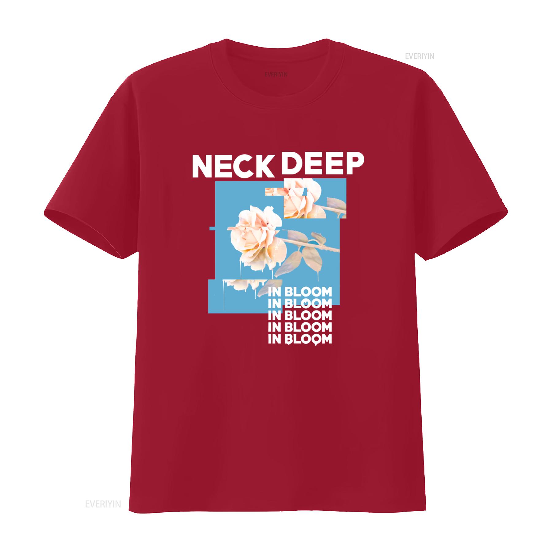 Neck Deep Band In Bloom Flower Print Cotton T Shirt S 4XL Stylish Comfortable CB508 vintage Washed graphic Soft fashion S
Neck Deep Band In Bloom Flower Print Cotton T Shirt S 4XL Stylish Comfortable CB508 vintage Washed graphic Soft fashion S