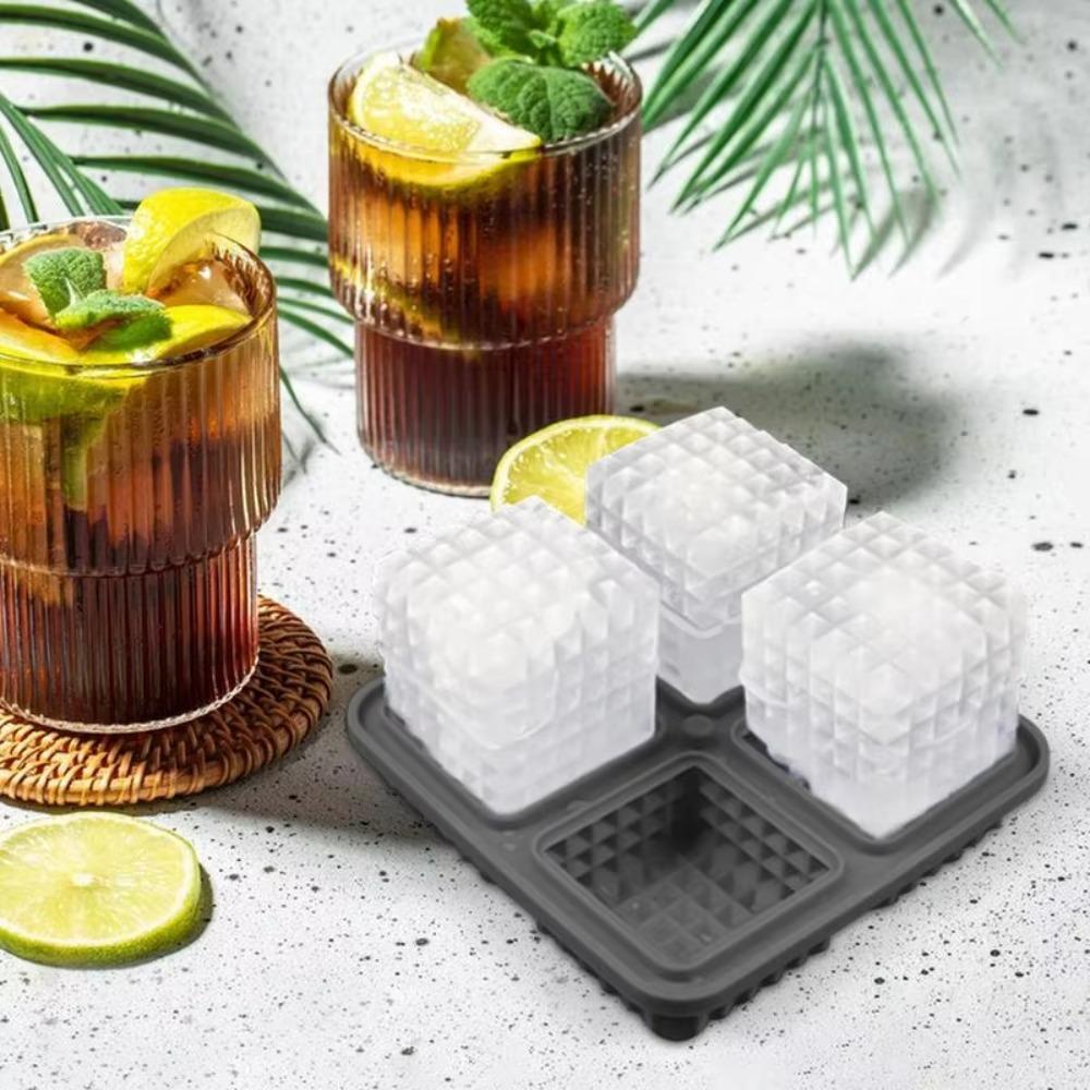 Reusable Whiskey Ice Cube Tray Non-stick Ice Ball Mold Square Ice Cube Mold Pudding сірий
Reusable Whiskey Ice Cube Tray Non-stick Ice Ball Mold Square Ice Cube Mold Pudding сірий