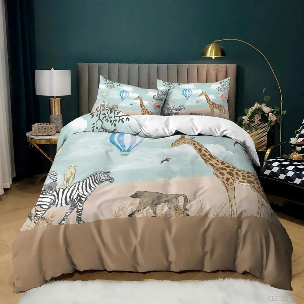 Forest Animal Combination Duvet Cover Set Print Bear/Fox/Owl/Hedgehog/ Fawn/ Hamster/Snail Comforter Set Cover Bedroom Bedset 3D EU Single(135*200cm)3pcs
Forest Animal Combination Duvet Cover Set Print Bear/Fox/Owl/Hedgehog/ Fawn/ Hamster/Snail Comforter Set Cover Bedroom Bedset 3D EU Single(135*200cm)3pcs