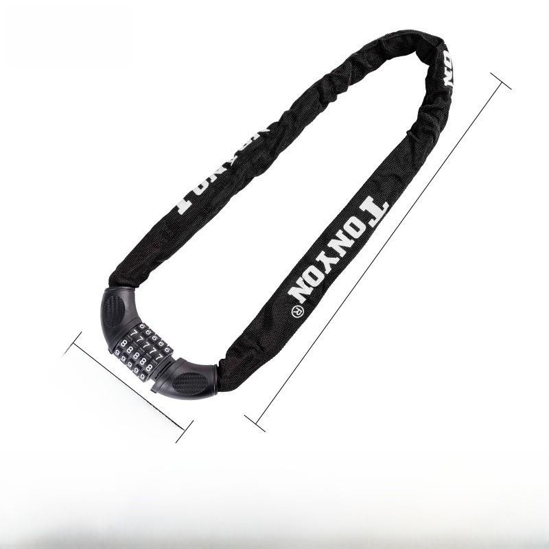 Bicycle Security Chain Lock Steel Durable Anti Theft Lock For Mountain Bike Safety чорний
Bicycle Security Chain Lock Steel Durable Anti Theft Lock For Mountain Bike Safety чорний