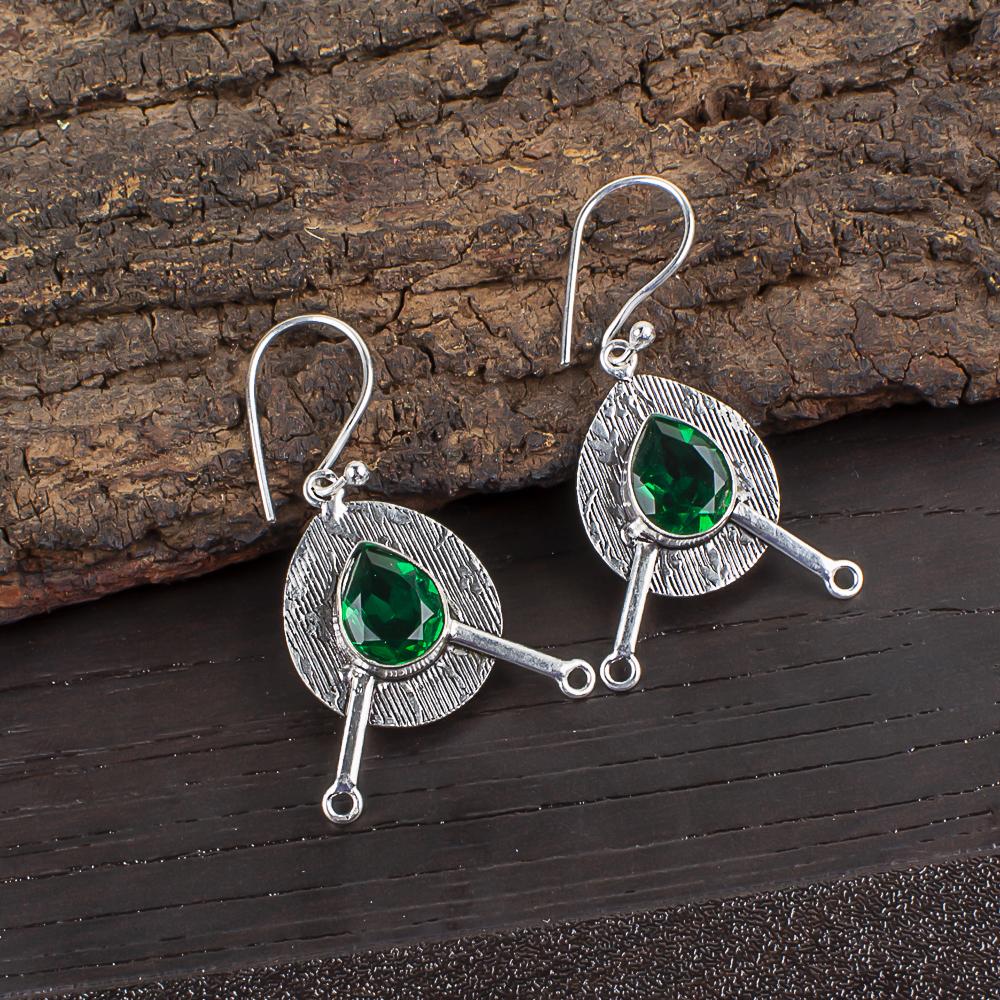 Green Emerald Gemstone Jewelry, 925 Solid Sterling Silver Earrings, Emerald Earrings Latest Jewelry, Handmade Gift For Her 1.86 Inches зелений
Green Emerald Gemstone Jewelry, 925 Solid Sterling Silver Earrings, Emerald Earrings Latest Jewelry, Handmade Gift For Her 1.86 Inches зелений