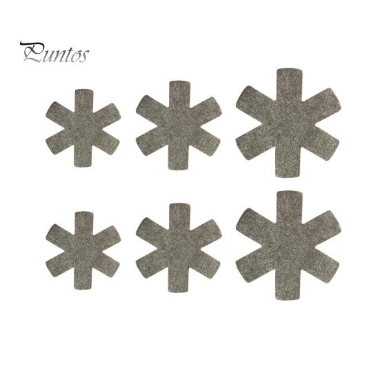 Набор из 6 держателей для кастрюль, многофункциональные защитные приспособления для кастрюль 3 размеров, разделители для кастрюль для укладки посуды, противоскользящие накладки для стеклянных керамических тарелок и блюд 6pcs серый
Набор из 6 держателей для кастрюль, многофункциональные защитные приспособления для кастрюль 3 размеров, разделители для кастрюль для укладки посуды, противоскользящие накладки для стеклянных керамических тарелок и блюд 6pcs серый