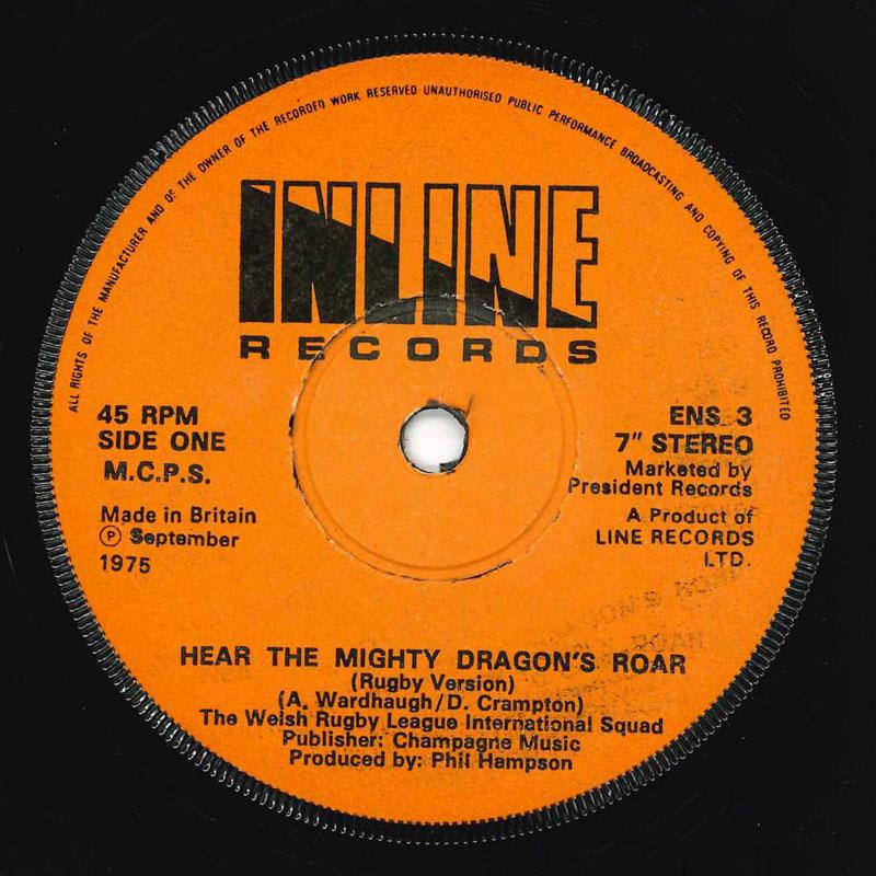 7inch Record WELSH RUGBY LEAGUE TEAM - Hear The Mighty Dragon s Roar ENS3 Inline 1975 UK Folk Used
7inch Record WELSH RUGBY LEAGUE TEAM - Hear The Mighty Dragon s Roar ENS3 Inline 1975 UK Folk Used