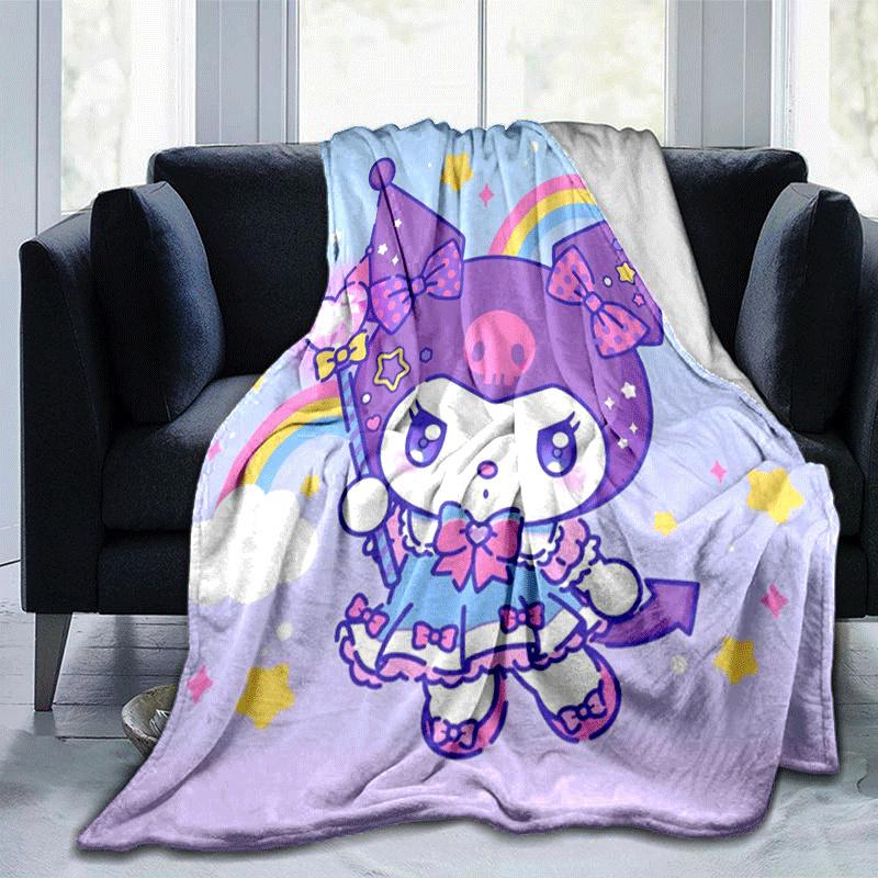 1pc Kuromi Printing Lightweight Flannel Blanket, Comfortable and Warm Blanket, for Camping Sofa Bed and Couch Office, Suitable for Gift Blank 100x150cm
1pc Kuromi Printing Lightweight Flannel Blanket, Comfortable and Warm Blanket, for Camping Sofa Bed and Couch Office, Suitable for Gift Blank 100x150cm