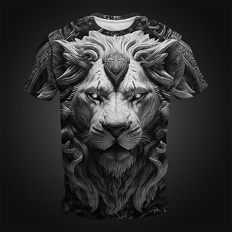 Men s Lion Funny T Shirt Short Sleeve T shirt 3D Print Crew Neck Shirt Retro Vintage Casual Street Style Sports Outdoor Holiday 3XL
Men s Lion Funny T Shirt Short Sleeve T shirt 3D Print Crew Neck Shirt Retro Vintage Casual Street Style Sports Outdoor Holiday 3XL