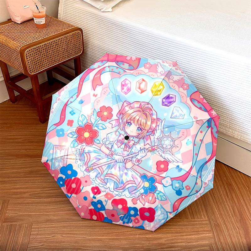 1 шт. Автоматический складной зонт с рисунком Cardcaptor Sakura, 8 спиц, портативный, складной, для путешествий, Рождественский, День рождения, Подарок разноцветный
1 шт. Автоматический складной зонт с рисунком Cardcaptor Sakura, 8 спиц, портативный, складной, для путешествий, Рождественский, День рождения, Подарок разноцветный