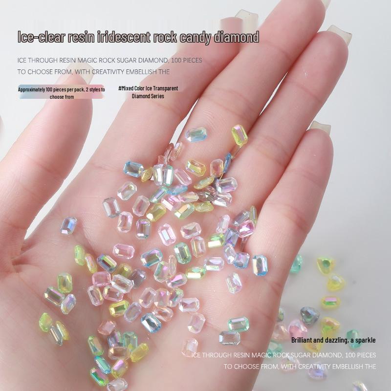 Aurora Iridescent Nail Art: 100-Piece Set of Small Square and Octagonal Diamonds for Unique Designs
Aurora Iridescent Nail Art: 100-Piece Set of Small Square and Octagonal Diamonds for Unique Designs
