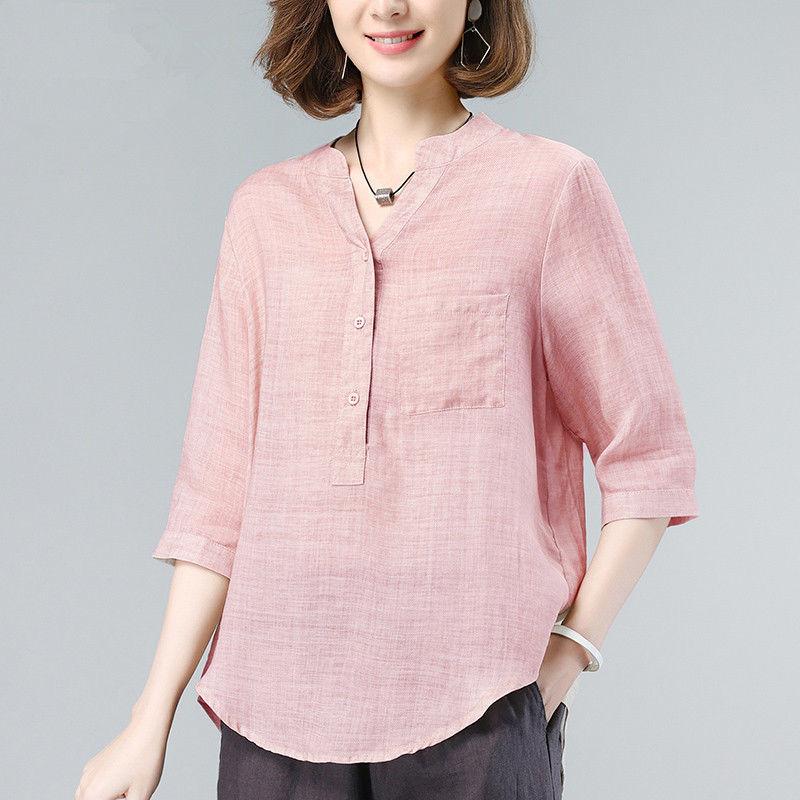 Женская одежда Пуговицы Плиссировка Воротник-стойка Простота Удобство Однотонный Рукав три четверти Карманы Повседневные Элегантные Блузки L розовый
Женская одежда Пуговицы Плиссировка Воротник-стойка Простота Удобство Однотонный Рукав три четверти Карманы Повседневные Элегантные Блузки L розовый