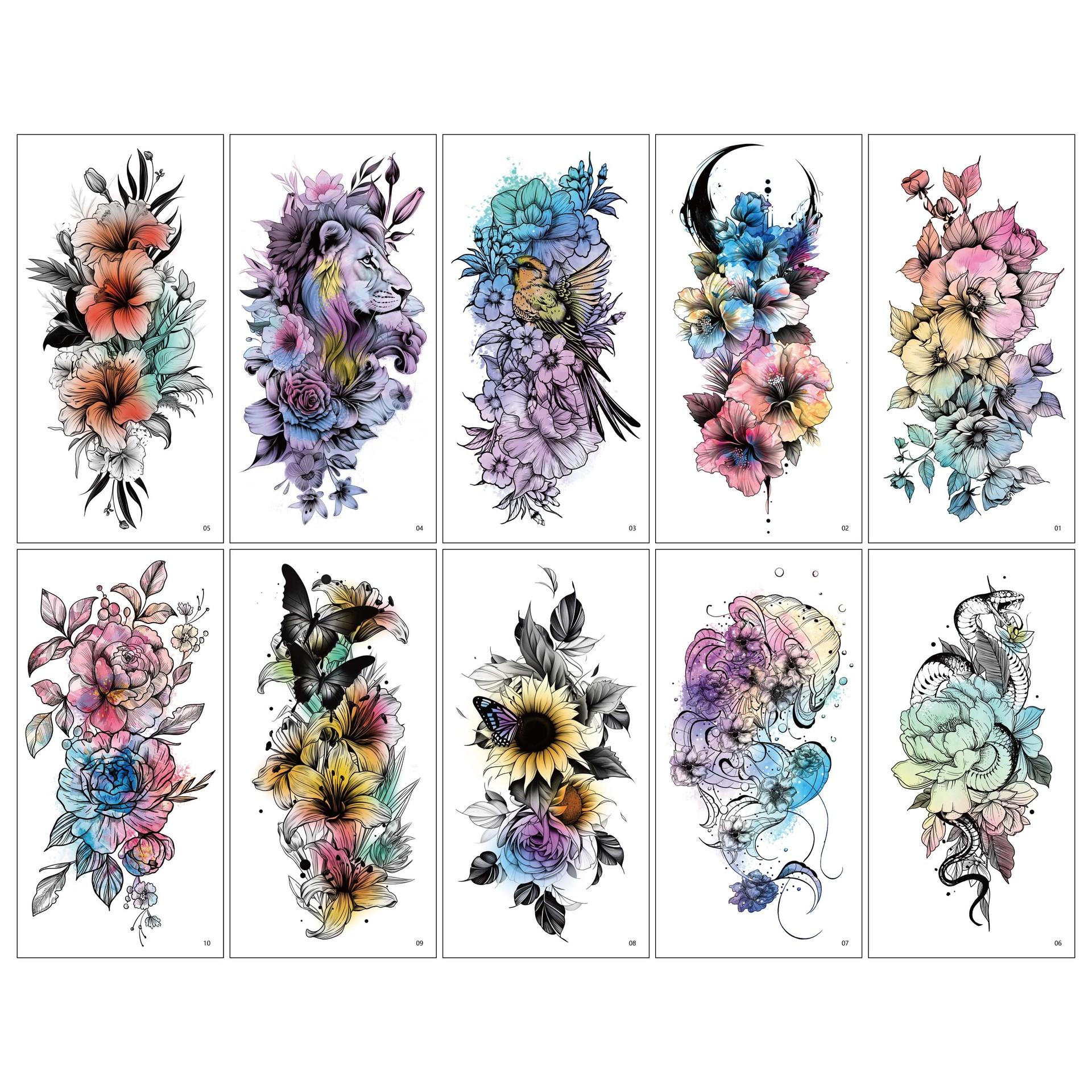 Men S And Women S Flower Arm Tattoo Stickers Personalized Flower Animal Butterfly Temporary Arm Tattoo Stickers 9.6*19cm
Men S And Women S Flower Arm Tattoo Stickers Personalized Flower Animal Butterfly Temporary Arm Tattoo Stickers 9.6*19cm