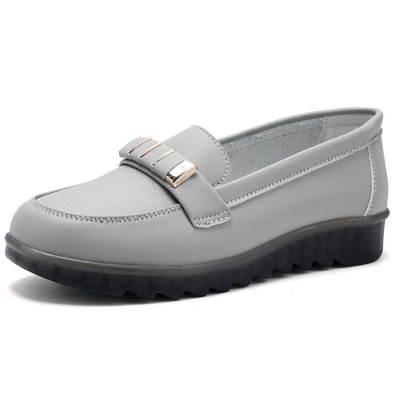 Женская обувь из натуральной кожи на мягкой подошве, туфли-бобы, нескользящая плоская подошва, одинарные туфли, легкая и удобная обувь для мам среднего и пожилого возраста 35
Женская обувь из натуральной кожи на мягкой подошве, туфли-бобы, нескользящая плоская подошва, одинарные туфли, легкая и удобная обувь для мам среднего и пожилого возраста 35