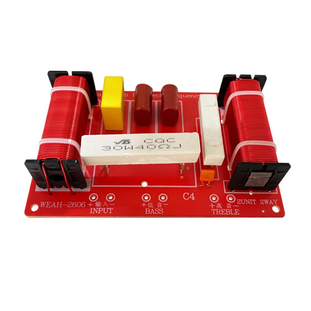 400W Speakers Filter Frequency Divider Treble Bass 2 Ways Audio Filter Circuit Board High Power for Stage Speaker Upgrade червоний
400W Speakers Filter Frequency Divider Treble Bass 2 Ways Audio Filter Circuit Board High Power for Stage Speaker Upgrade червоний