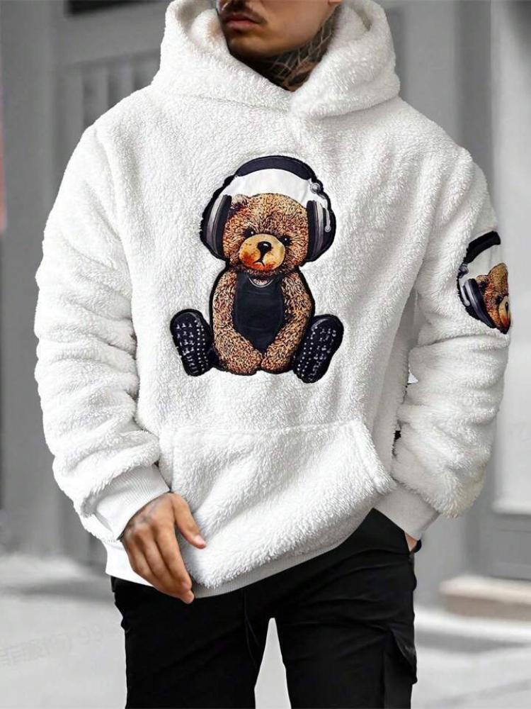 Men s Early Autumn Winter Hooded Sweatshirt with Teddy Bear Print and Cool Fur Style 3XL хакі
Men s Early Autumn Winter Hooded Sweatshirt with Teddy Bear Print and Cool Fur Style 3XL хакі