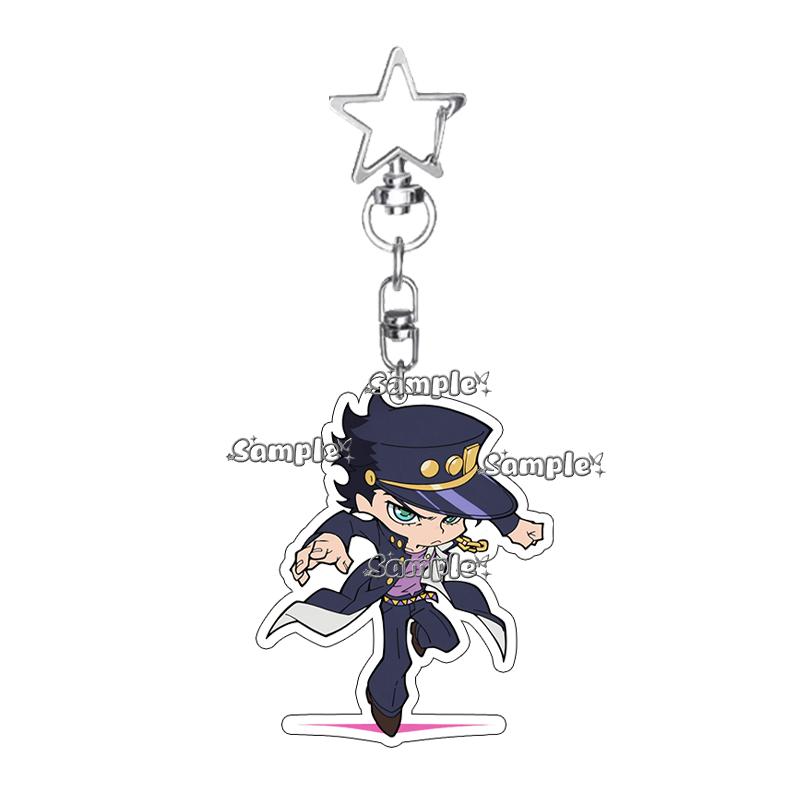 Fashion Higashikata Josuke Giorno Giovanna Peripheral Keychain Pendant Charm Acrylic Cartoon Decoration Jewelry Fans Gifts Toys about 5cm
Fashion Higashikata Josuke Giorno Giovanna Peripheral Keychain Pendant Charm Acrylic Cartoon Decoration Jewelry Fans Gifts Toys about 5cm