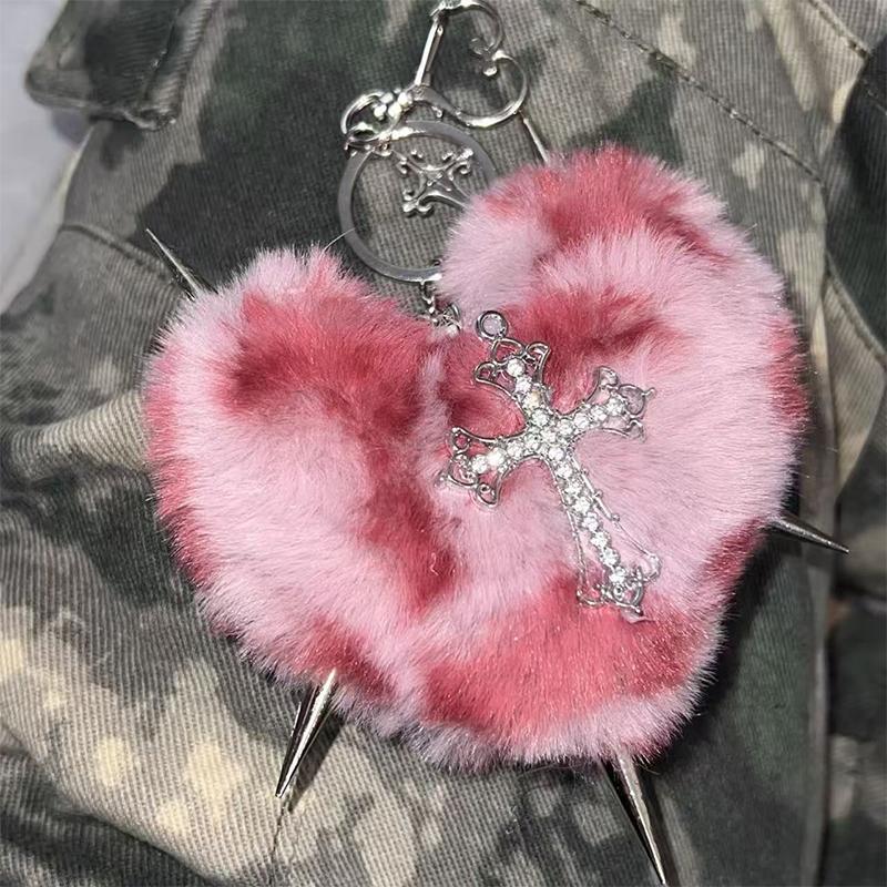 #Y2K Jewelry Pink Leopard Cross Heart Key Chain Bag Pendant Punk Grunge Rock 90s Aesthetic Fashion Goth Key Chain Accessories
#Y2K Jewelry Pink Leopard Cross Heart Key Chain Bag Pendant Punk Grunge Rock 90s Aesthetic Fashion Goth Key Chain Accessories