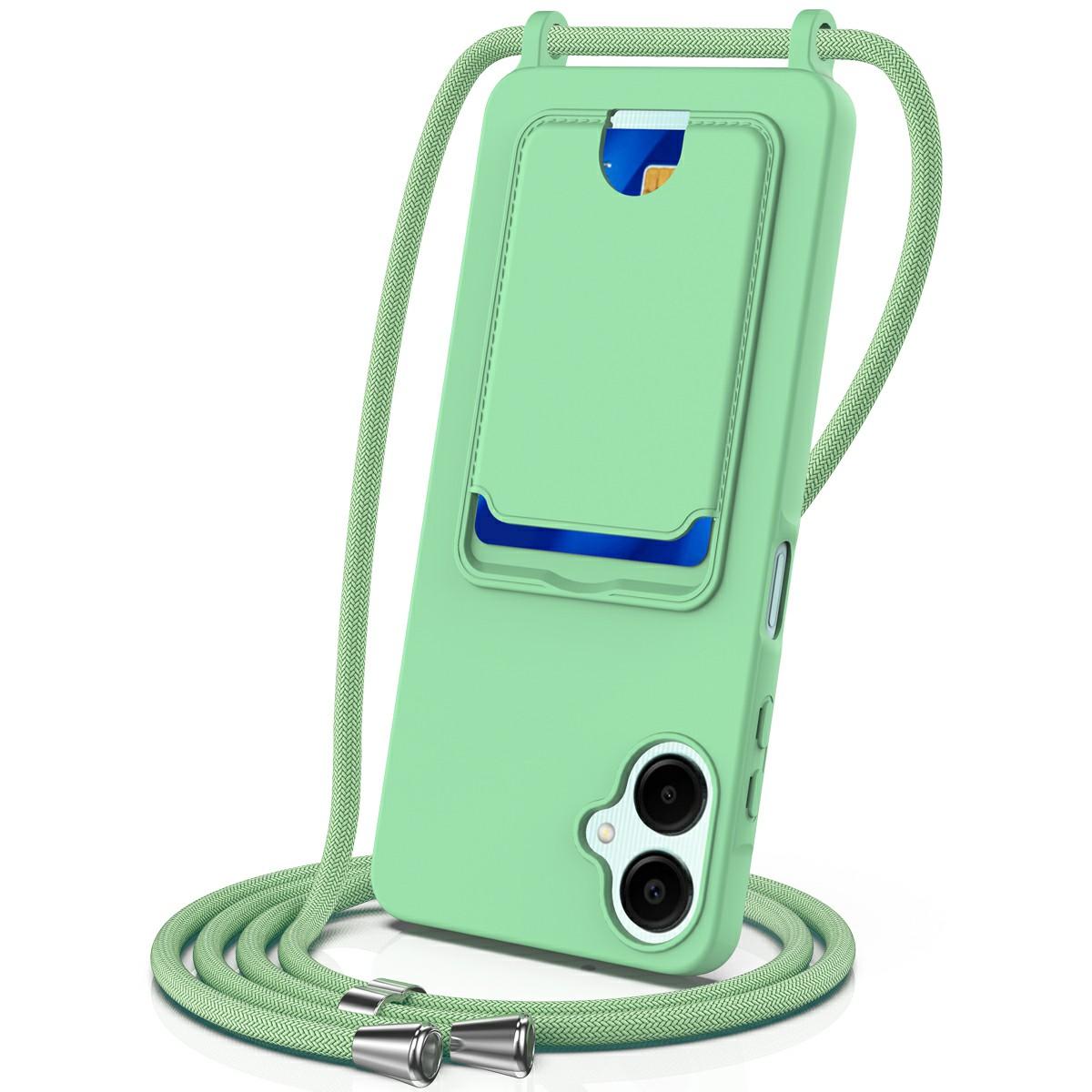 For Samsung Galaxy A06 4G Case Liquid Silicone Card Holder Phone Back Cover with Lanyard B
For Samsung Galaxy A06 4G Case Liquid Silicone Card Holder Phone Back Cover with Lanyard B