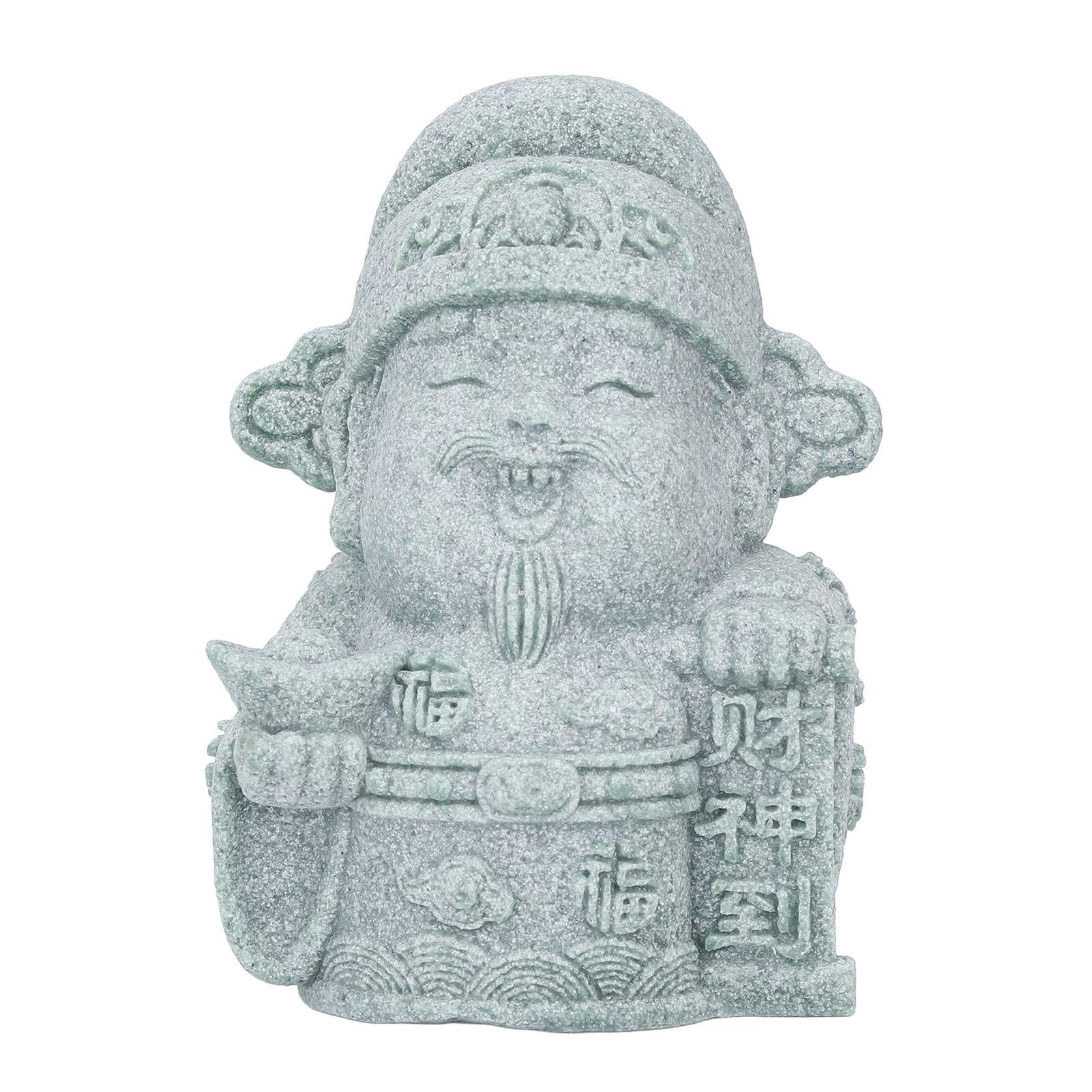 Chinese God Statue Decor Feng Shui Lucky Ornament Office Desktop Home Decoration Green Sandstone
Chinese God Statue Decor Feng Shui Lucky Ornament Office Desktop Home Decoration Green Sandstone