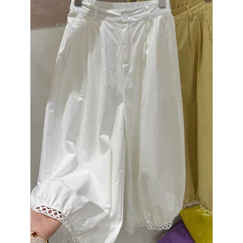 Women s Korean-Style Lace Trim Lantern Pants - Summer 2025 Nine-Point Plus Size Slimming Wide-Leg Balloon Design XL (128-145 jin)
Women s Korean-Style Lace Trim Lantern Pants - Summer 2025 Nine-Point Plus Size Slimming Wide-Leg Balloon Design XL (128-145 jin)