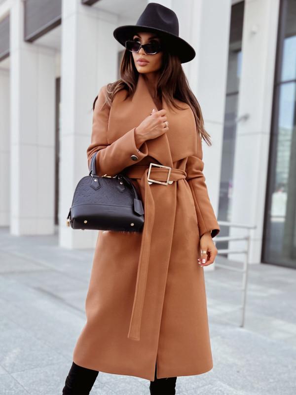 Autumn and winter simple long-sleeved button V-neck strap woolen jacket women s clothing XXL хакі
Autumn and winter simple long-sleeved button V-neck strap woolen jacket women s clothing XXL хакі