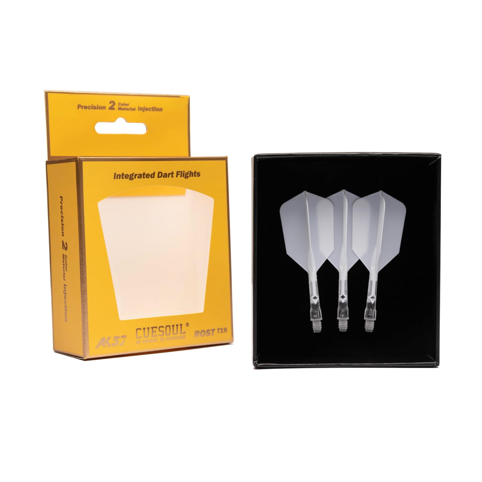 CUESOUL ROSTAK57 T19 Series Dual Material Mix Shaft Integrated Flight Slim Shape Series Set of 3 Two-tone (White) белый
CUESOUL ROSTAK57 T19 Series Dual Material Mix Shaft Integrated Flight Slim Shape Series Set of 3 Two-tone (White) белый
