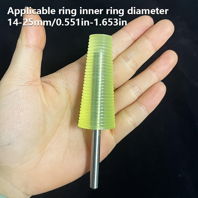Приспособление для шлифовки и полировки колец - Карбидокремниевая шлифовальная головка с регулируемой резиновой рукояткой, эргономичный дизайн для ювелирного дела и металлообработки 14-25mm/0.551in-1.653in
Приспособление для шлифовки и полировки колец - Карбидокремниевая шлифовальная головка с регулируемой резиновой рукояткой, эргономичный дизайн для ювелирного дела и металлообработки 14-25mm/0.551in-1.653in