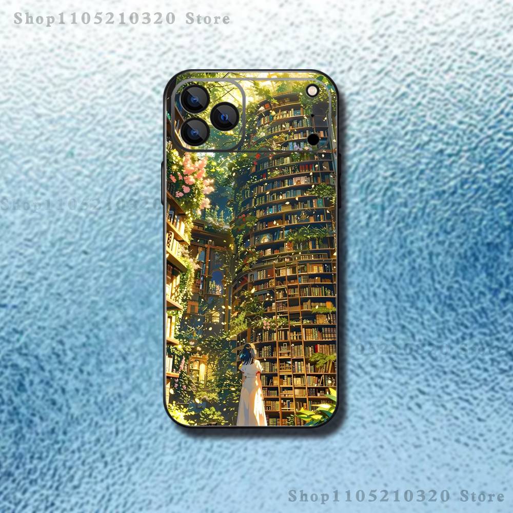 Book Shelf Creative Pattern Phone Case For iPhone 17,16,15,14,13,12,11,Pro,Max,Plus,E,Air,Mini Protective TPU Cover iPhone15
Book Shelf Creative Pattern Phone Case For iPhone 17,16,15,14,13,12,11,Pro,Max,Plus,E,Air,Mini Protective TPU Cover iPhone15