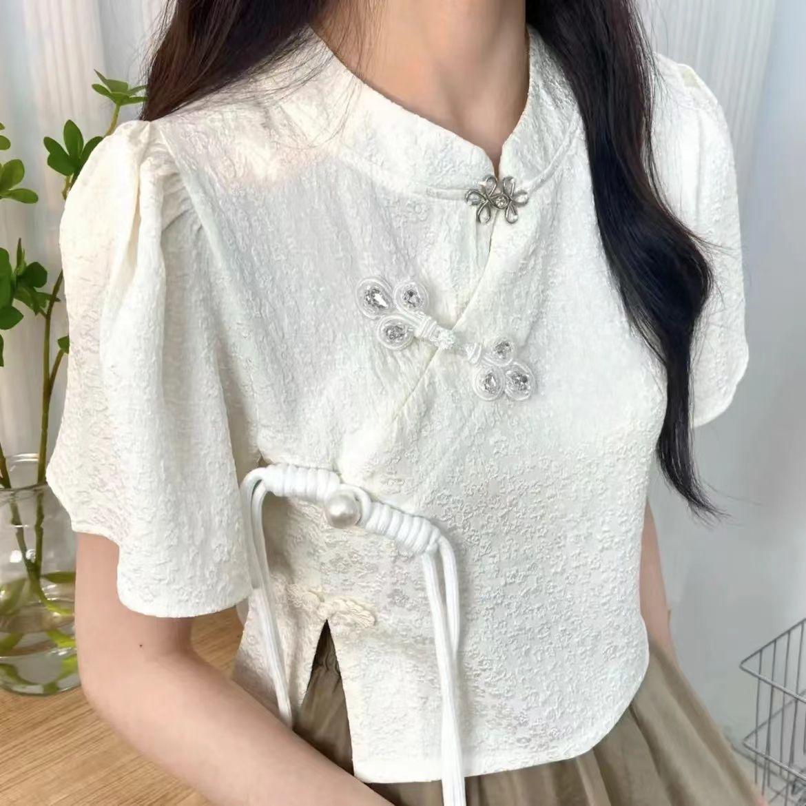Douyin Chic Belly-Concealing Cheongsam Set with Jacquard Frog Button Top & A-line Skirt Two-Piece Set S up to 50kg
Douyin Chic Belly-Concealing Cheongsam Set with Jacquard Frog Button Top & A-line Skirt Two-Piece Set S up to 50kg