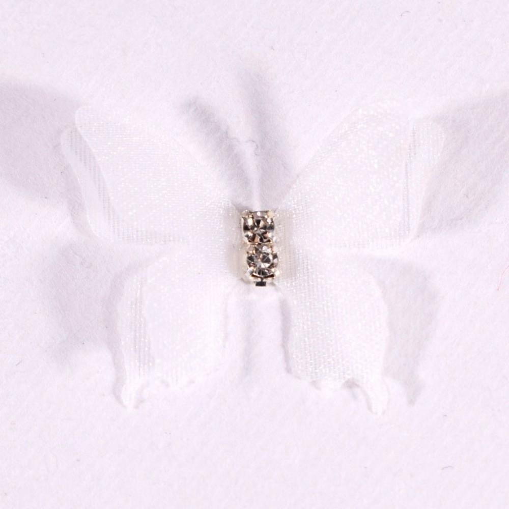 50Pcs 3D Organza Fabric Butterfly Appliques 3cm Rhinestone Chiffon Butterfly Embroidered Patches Double-layer
50Pcs 3D Organza Fabric Butterfly Appliques 3cm Rhinestone Chiffon Butterfly Embroidered Patches Double-layer