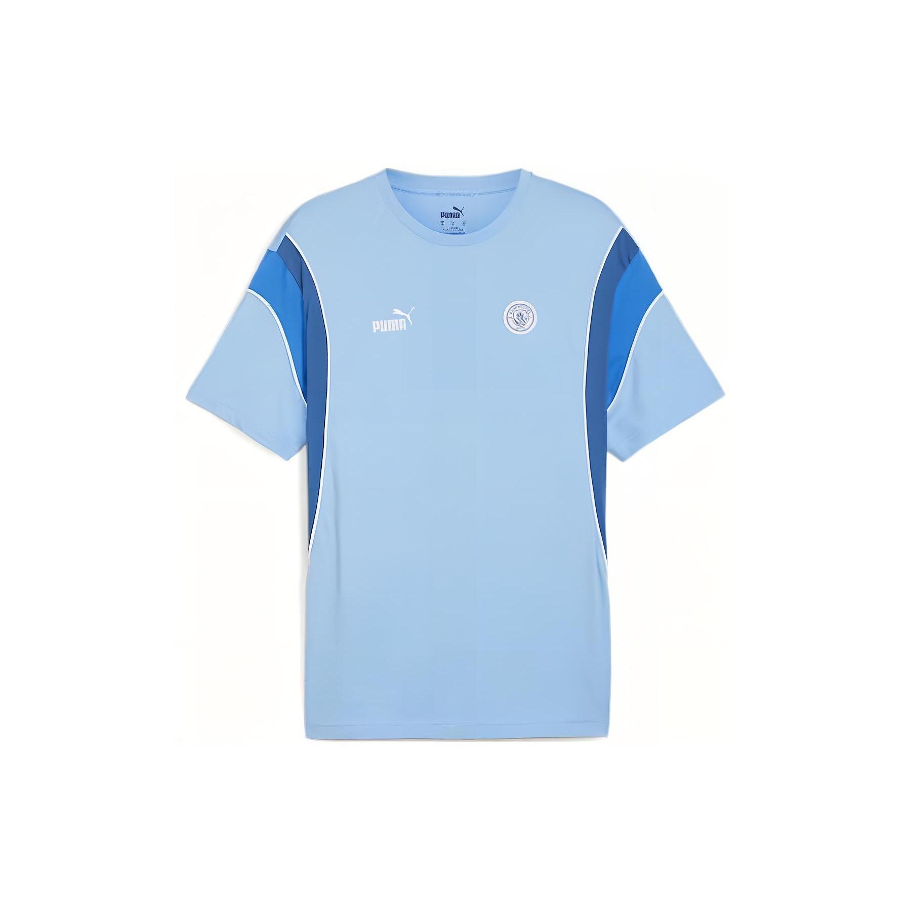 New PUMA Manchester City FtblArchive T Shirt Men s Light Blue 774389-09 L
New PUMA Manchester City FtblArchive T Shirt Men s Light Blue 774389-09 L